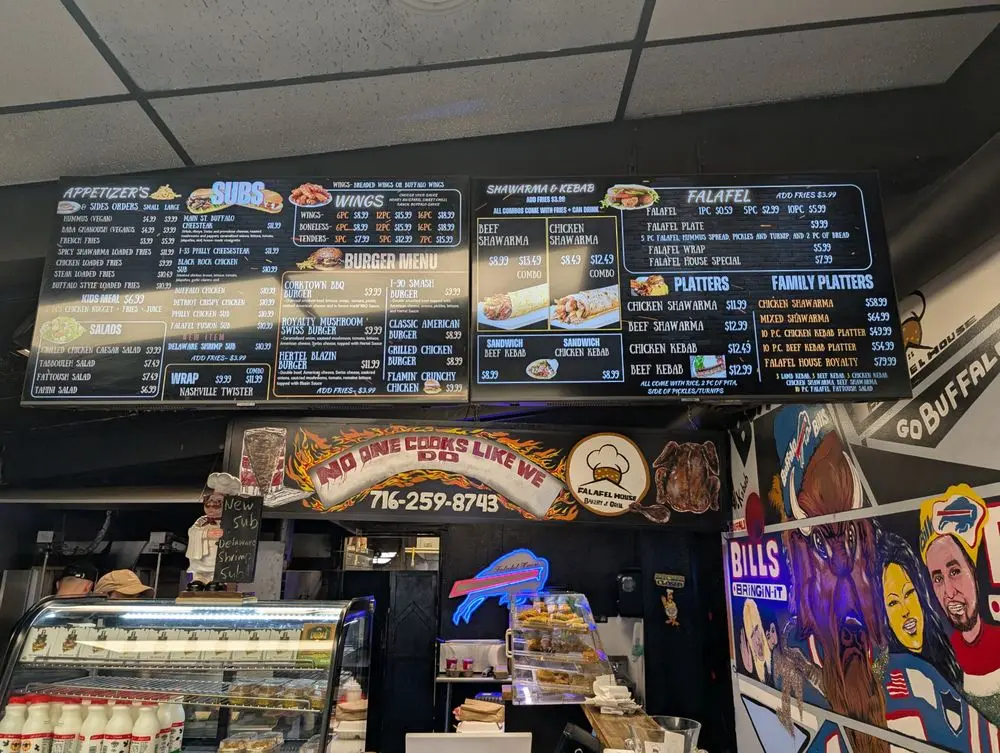 Freshly grilled chicken shawarma and hummus platter Buffalo NY